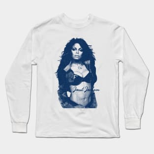 Vintage Janet Jackson // 80s rnb Long Sleeve T-Shirt